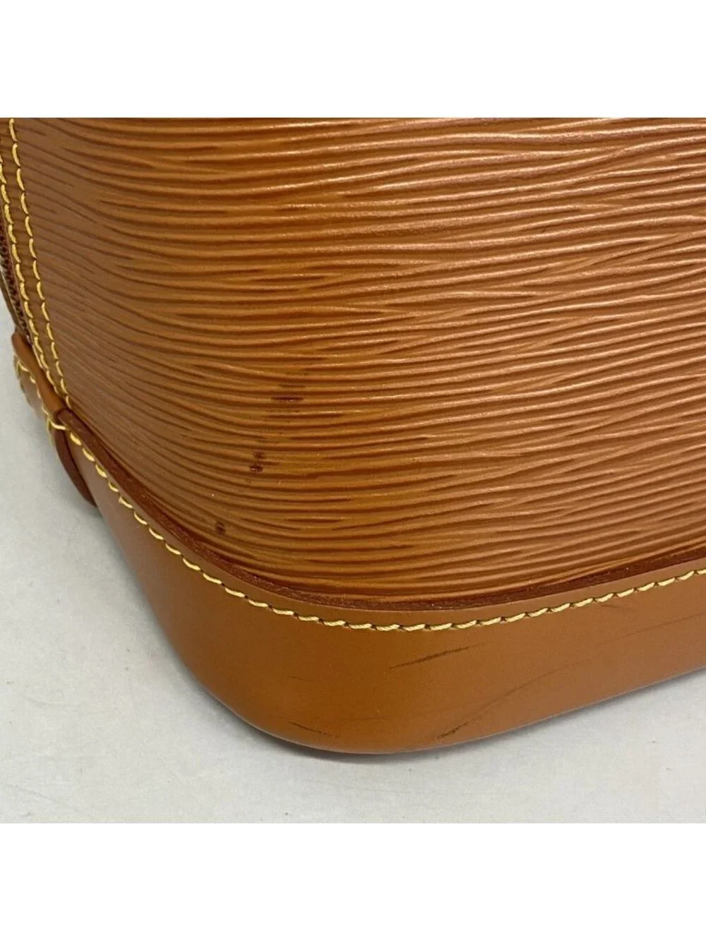 Louis Vuitton Handbag Epi Alma Cipango Gold